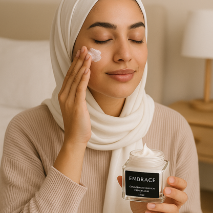 Embrace - Soothe the Heat. Lock the Moisture. Restore Your Glow.